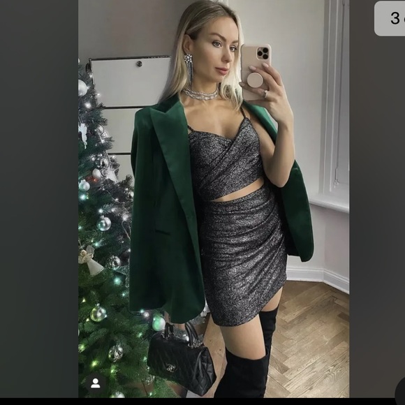 Zara Sparkle Mini Dress - Picture 3 of 10